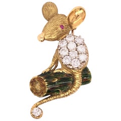 Vintage Diamond Mouse Pin