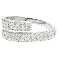 Diamond Multi-Row Wrap Ring