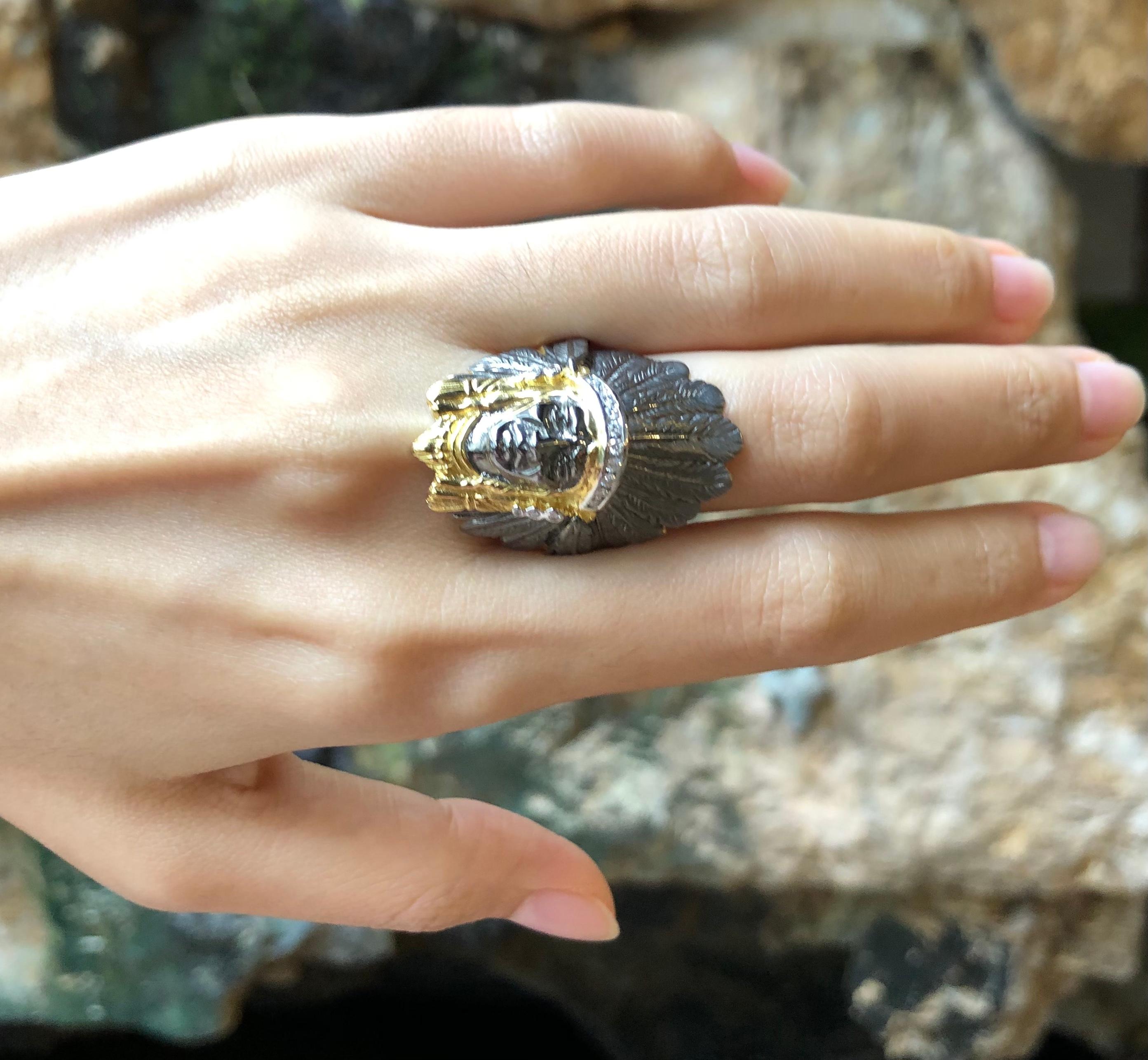 native american wedding ring set