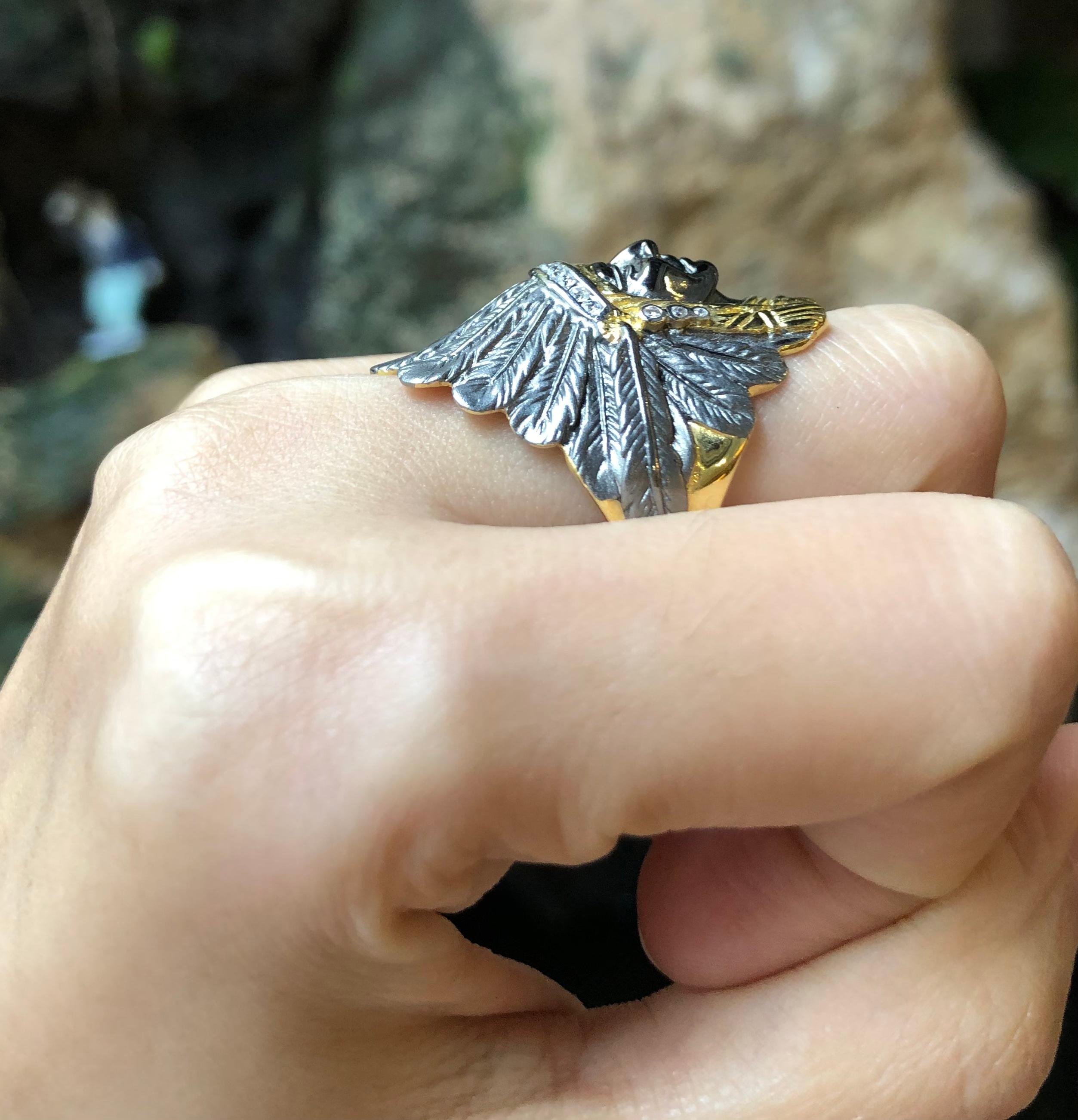 native american wedding ring set