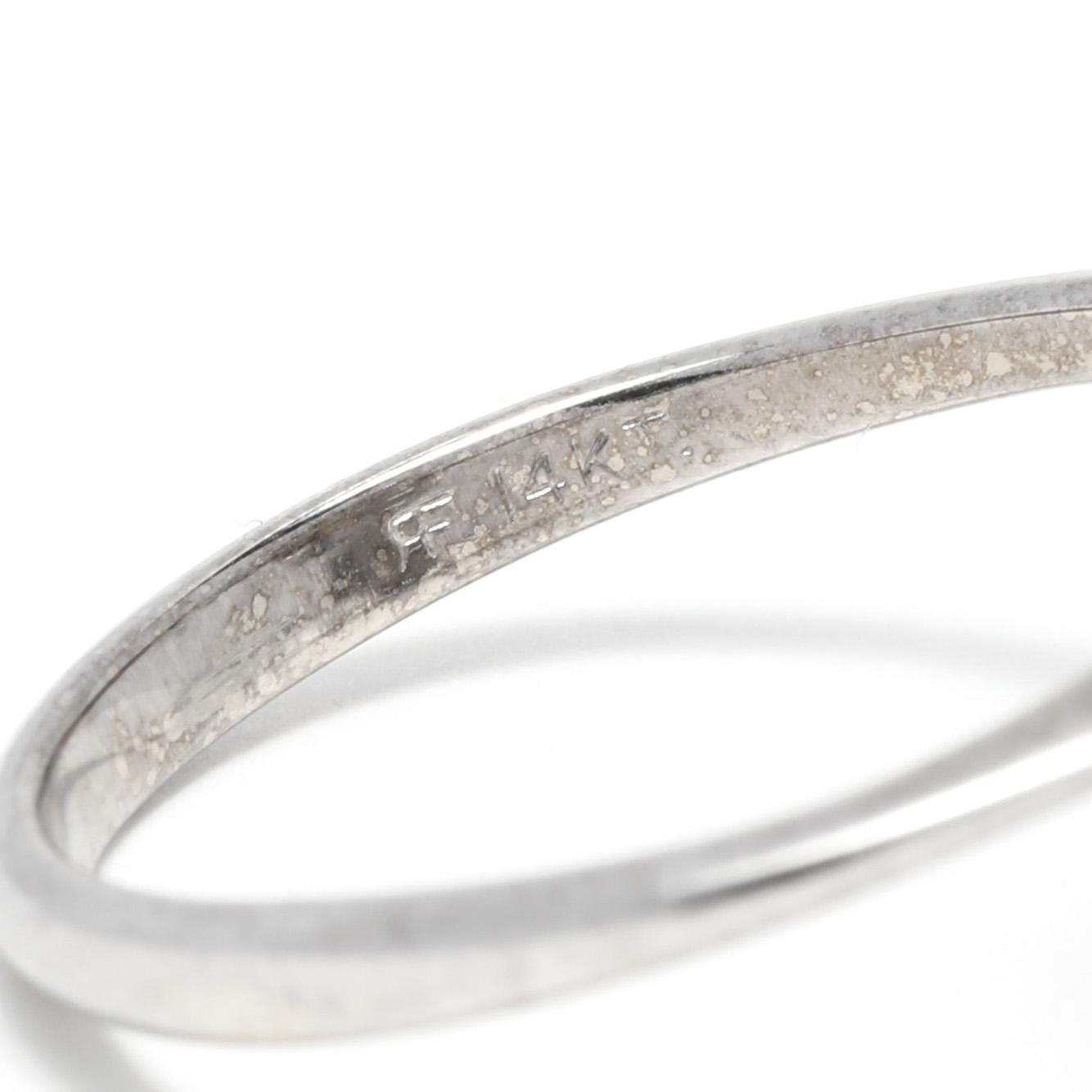 Diamant-Cluster-Ring Navette, 14 Karat Weißgold, Ring, Diamant-Cluster-Ring, Marquise für Damen oder Herren im Angebot