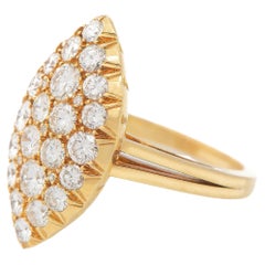 Vintage Diamond Navette Ring