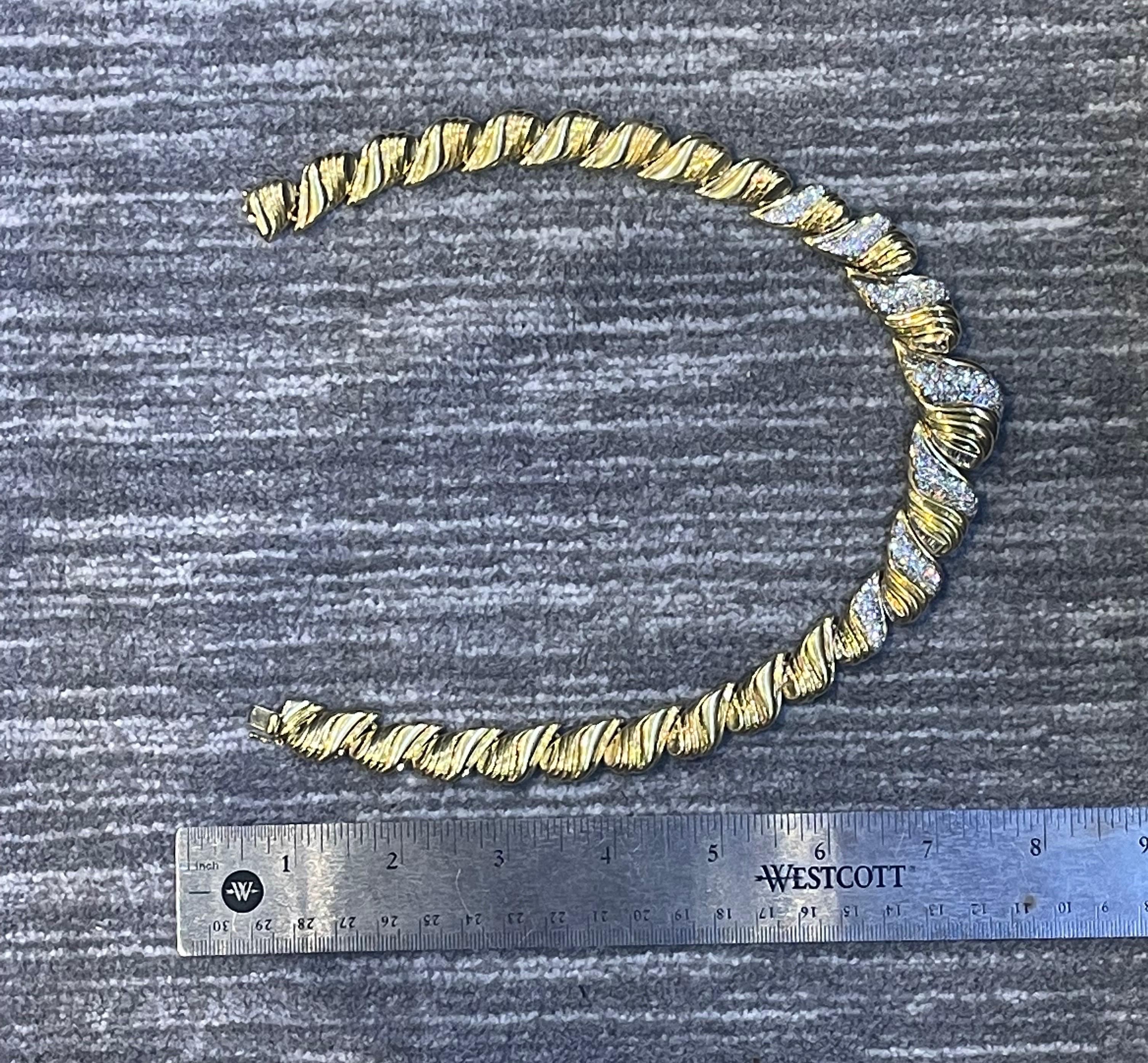 Diamant-Halskette von Elan im Zustand „Hervorragend“ im Angebot in New York, NY