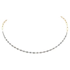 Collares de eslabones con diamantes