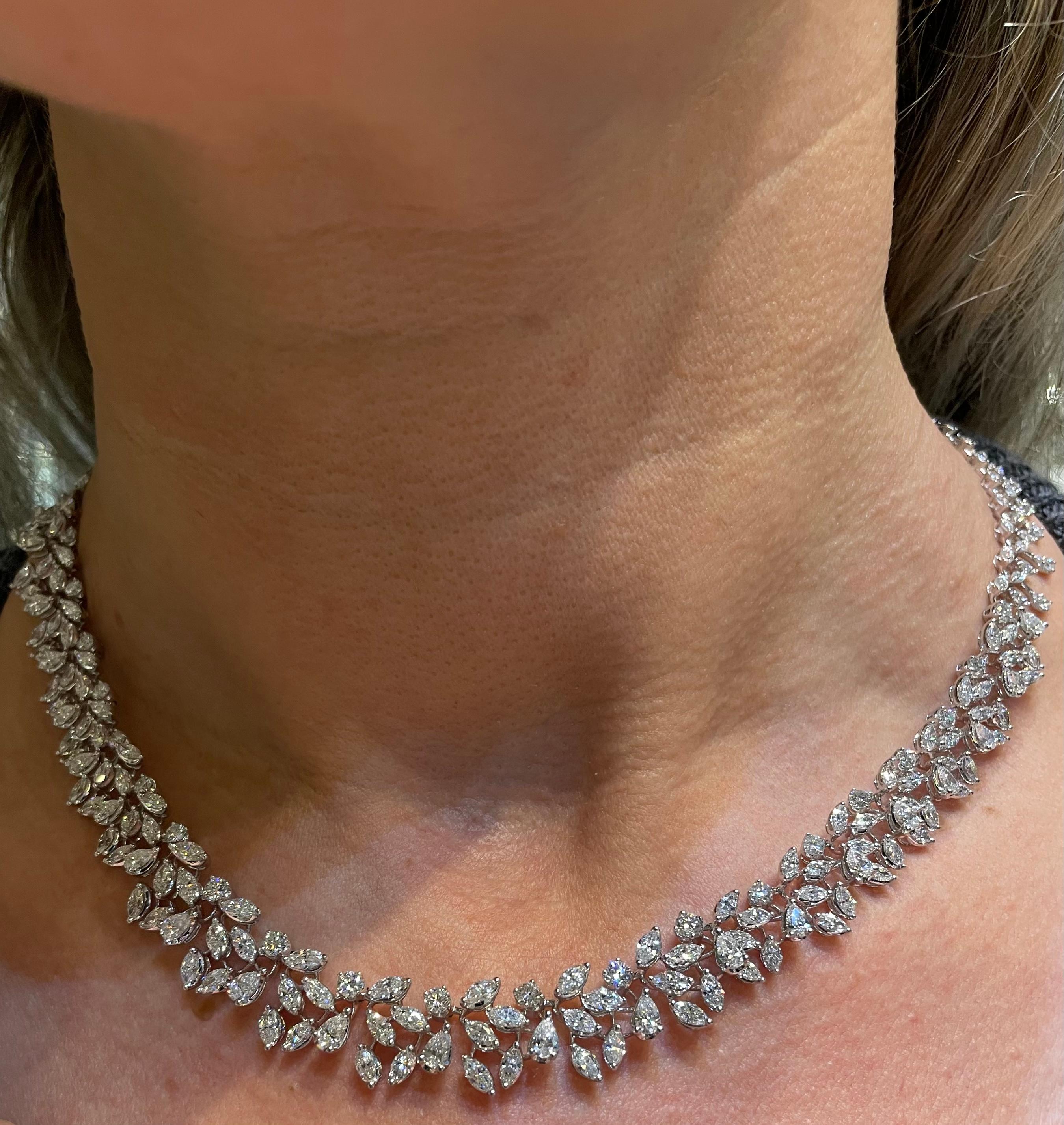Diamant-Halskette  im Angebot 6