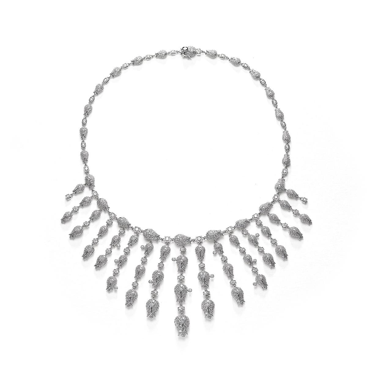 Contemporaneo Collana di diamanti in vendita