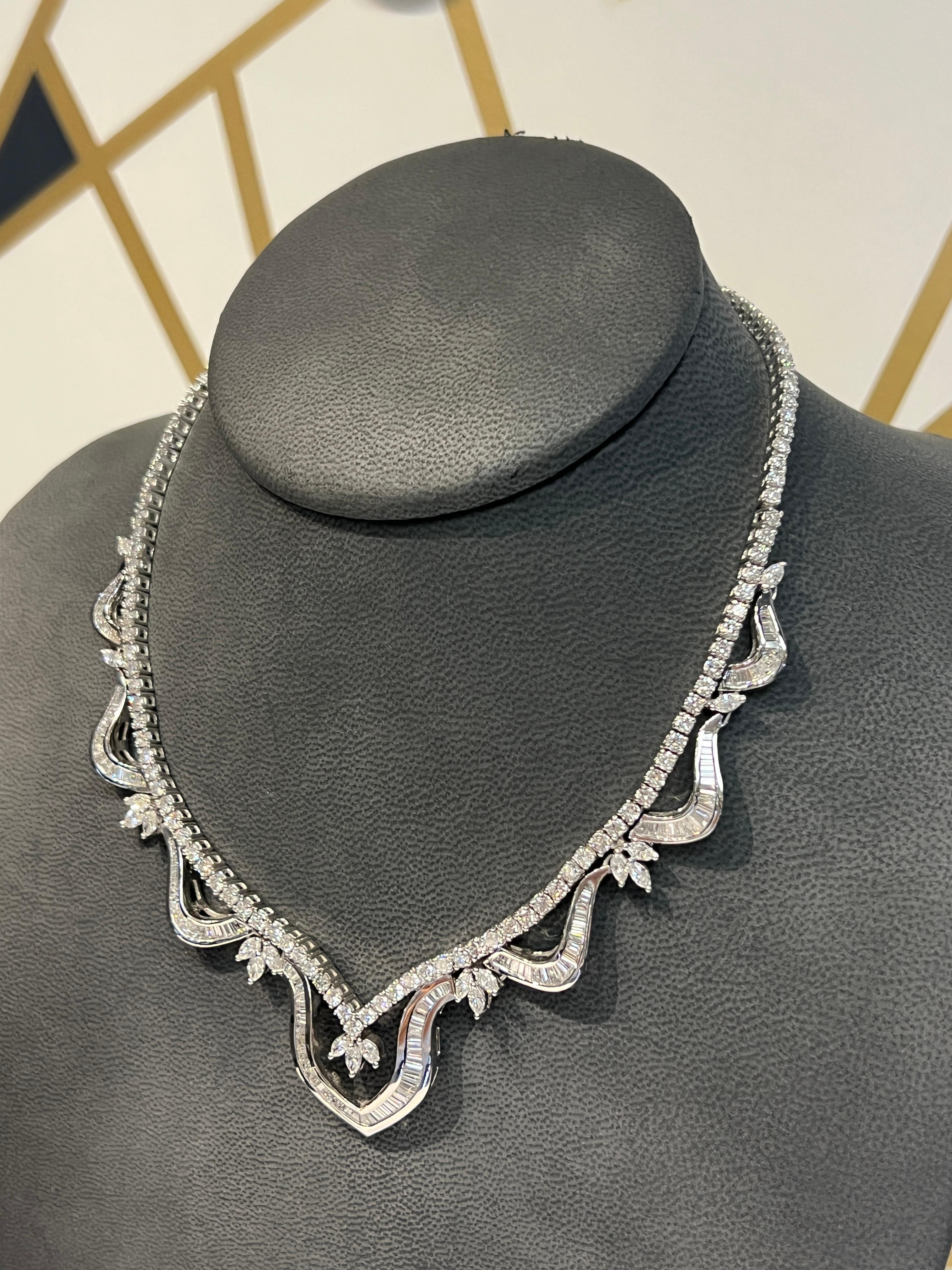 Collana di diamanti In condizioni ottime in vendita a New York, NY