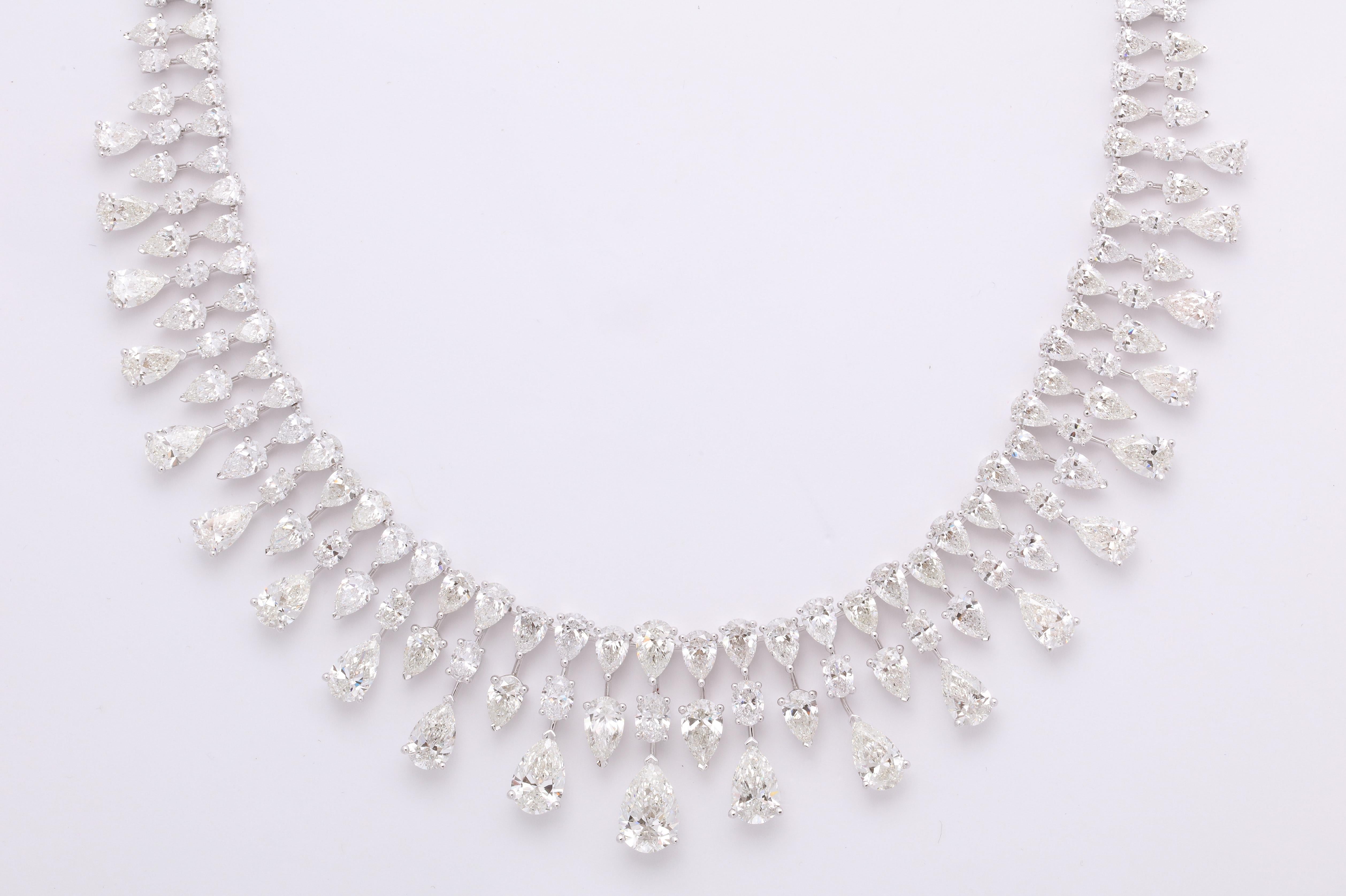 Diamond Necklace In New Condition In New York, NY