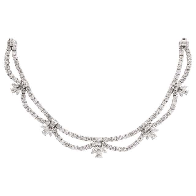 Diamond Necklace For Sale at 1stDibs | classy diamond necklace, big ...