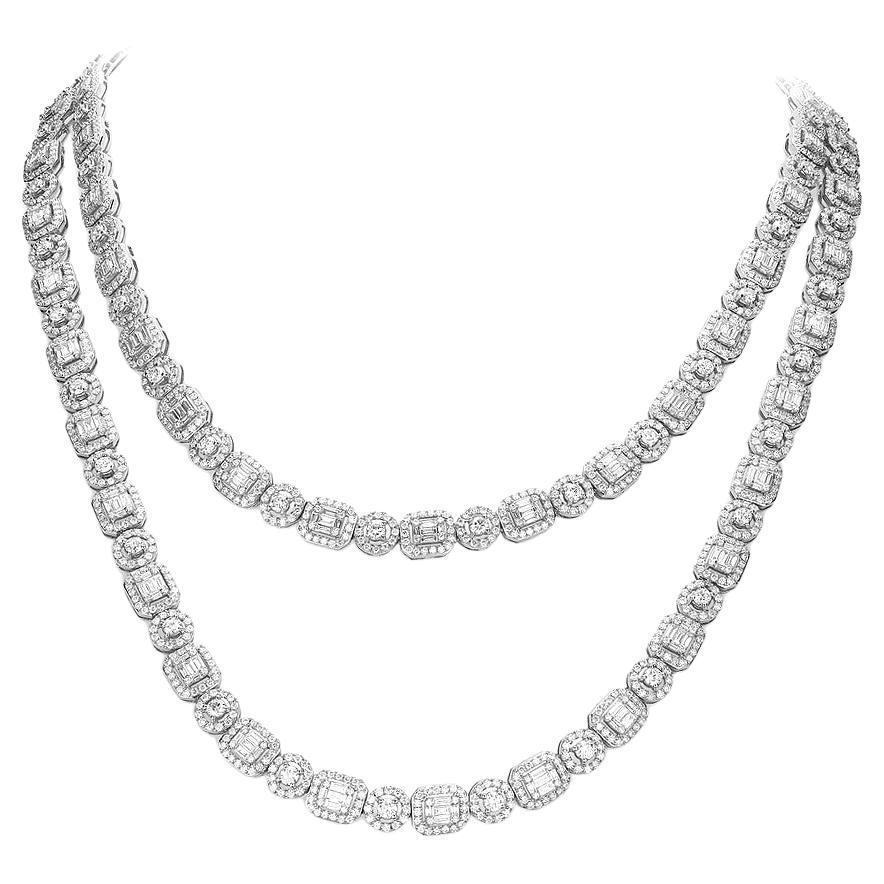 Collier de diamants en vente