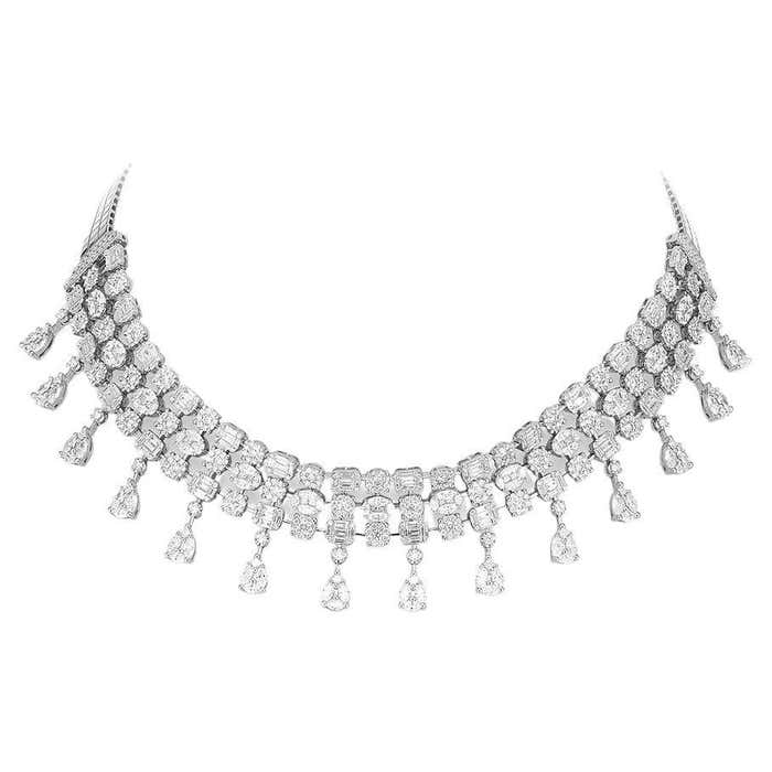 Diamond Necklace For Sale at 1stDibs