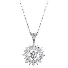 Diamond Necklace in 18 Karat White Gold