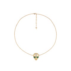 Diamond Necklace in 18K Vermeil Gold – She’s an Alien
