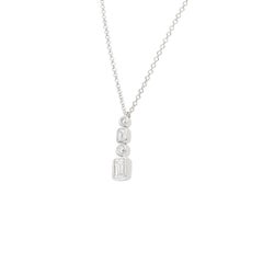 Diamond Necklace in White Gold, 1.47 Carat