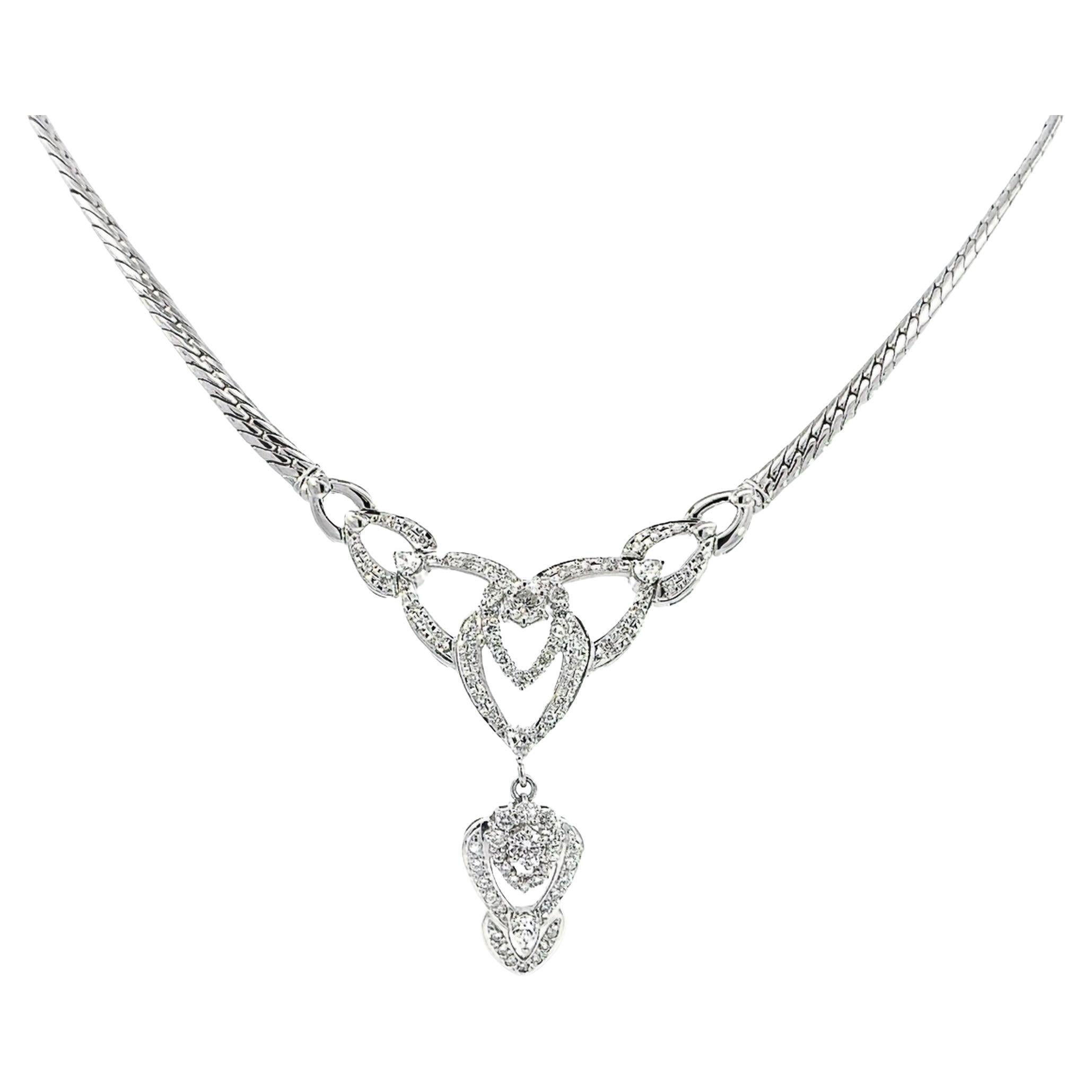 Collana di diamanti in platino