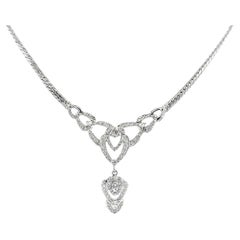 Collier de diamants en platine