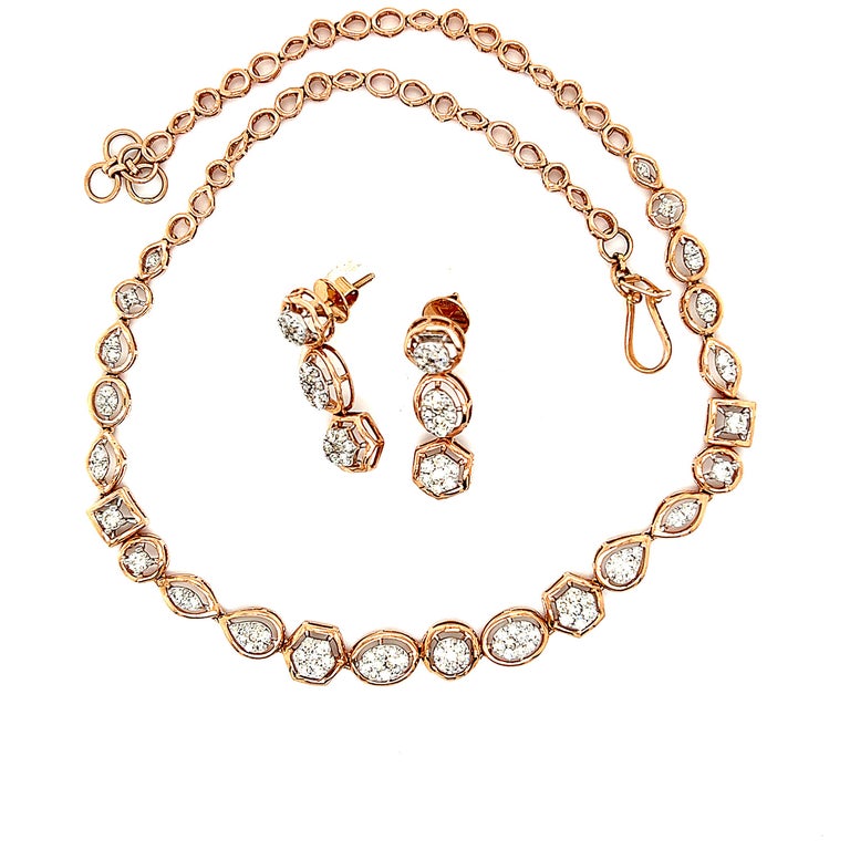 Diamond Necklace Set For Sale at 1stDibs