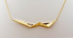 Diamond Necklace Set in 18 Karat Gold Settings by Kavant & Sharart