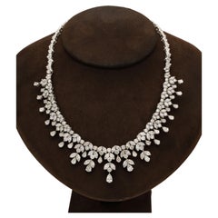 Vintage Diamond Necklace Tiara 