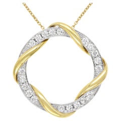 Bague à grande grappe de diamants en or blanc 18 carats avec cercle rond en forme de diamant