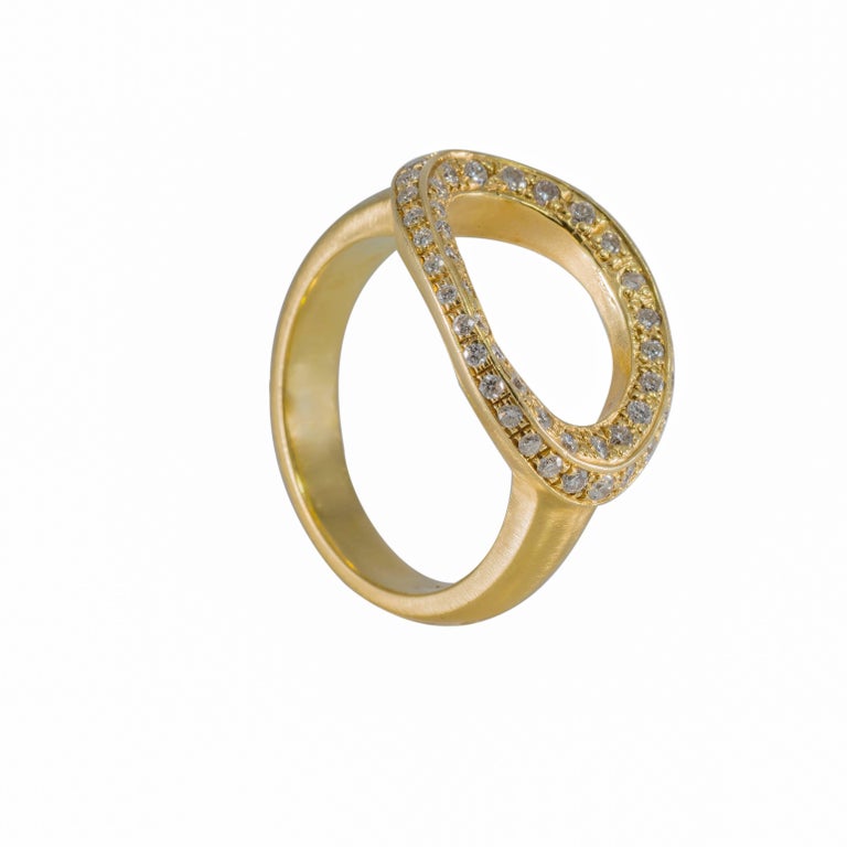 Diamond 'O' Ring For Sale (Free Shipping) at 1stDibs