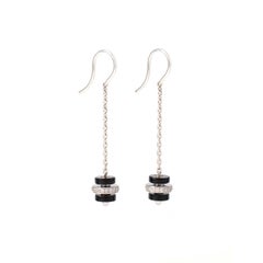 Diamond Onyx Earrings