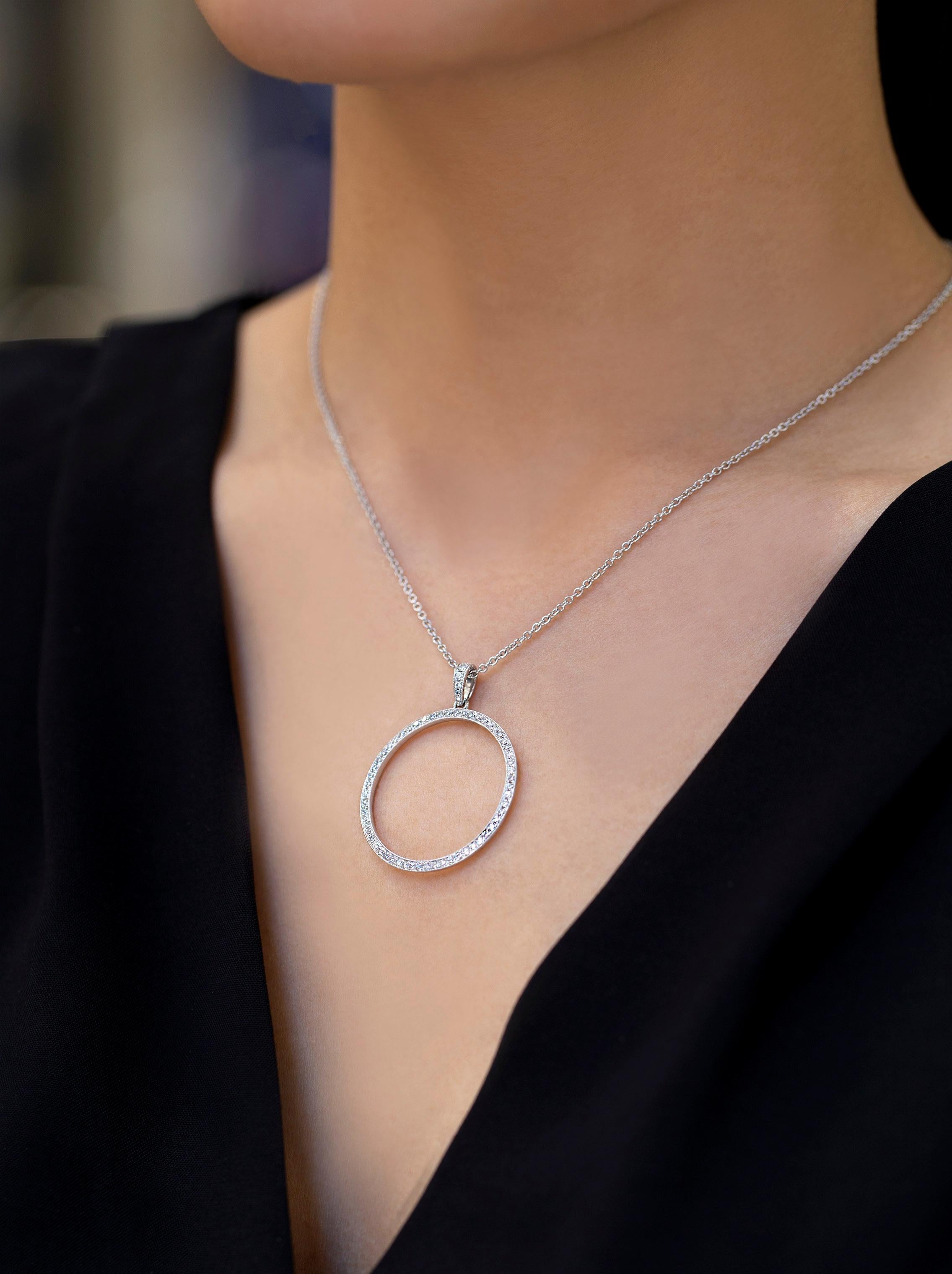 open circle necklace