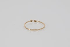 Diamond Open Ring 14K Gold Ring Diamond Promise Ring For Women Anniversary Gift.