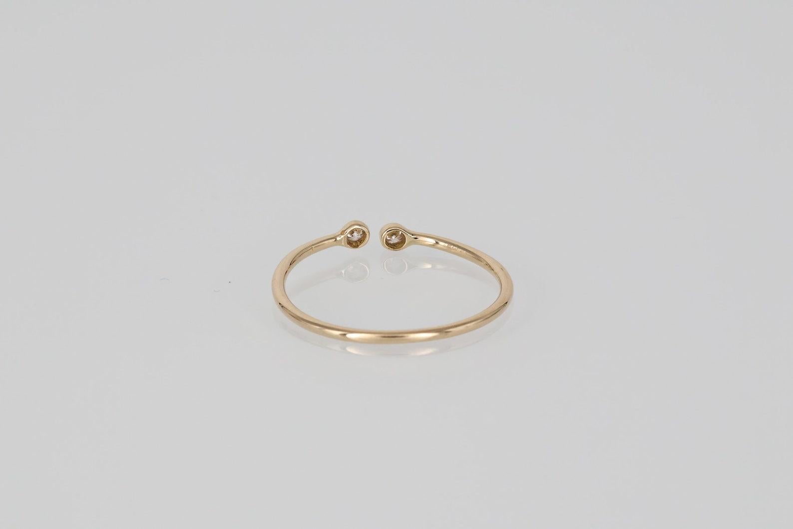 Diamond Open Ring 14K Gold Ring Diamond Promise Ring For Women Anniversary Gift.

A P P R O X T I M E

All items are custom made to order. Our approx time is about 6 - 10 business days. This can change during peak season

Note: There May Be Little