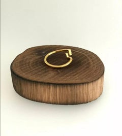 Diamond Open Ring 14k Solid Gold Dainty Designer Wedding Ring Birthday Ring Gift