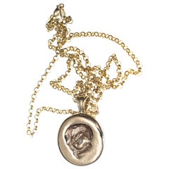 Latasha Lamar Diamond Ostera Necklace in 10K Gold