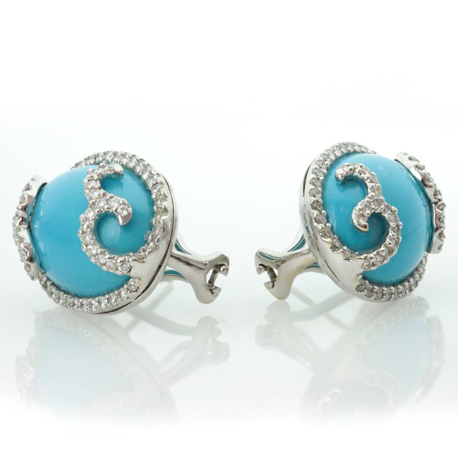 arizona turquoise earrings