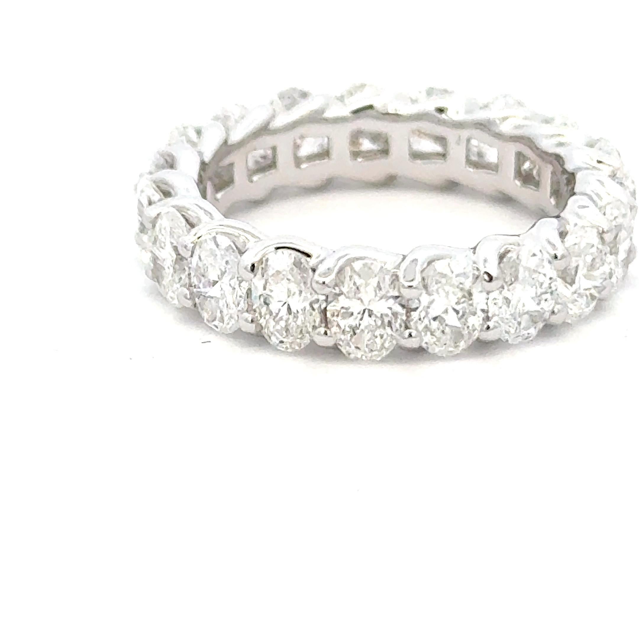 Oval Cut Diamond oval Shape Eternity Band For Sale