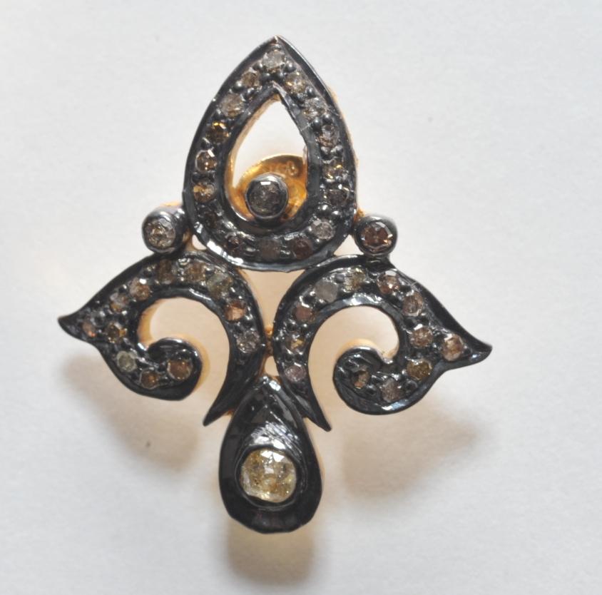 silver fleur de lis earrings