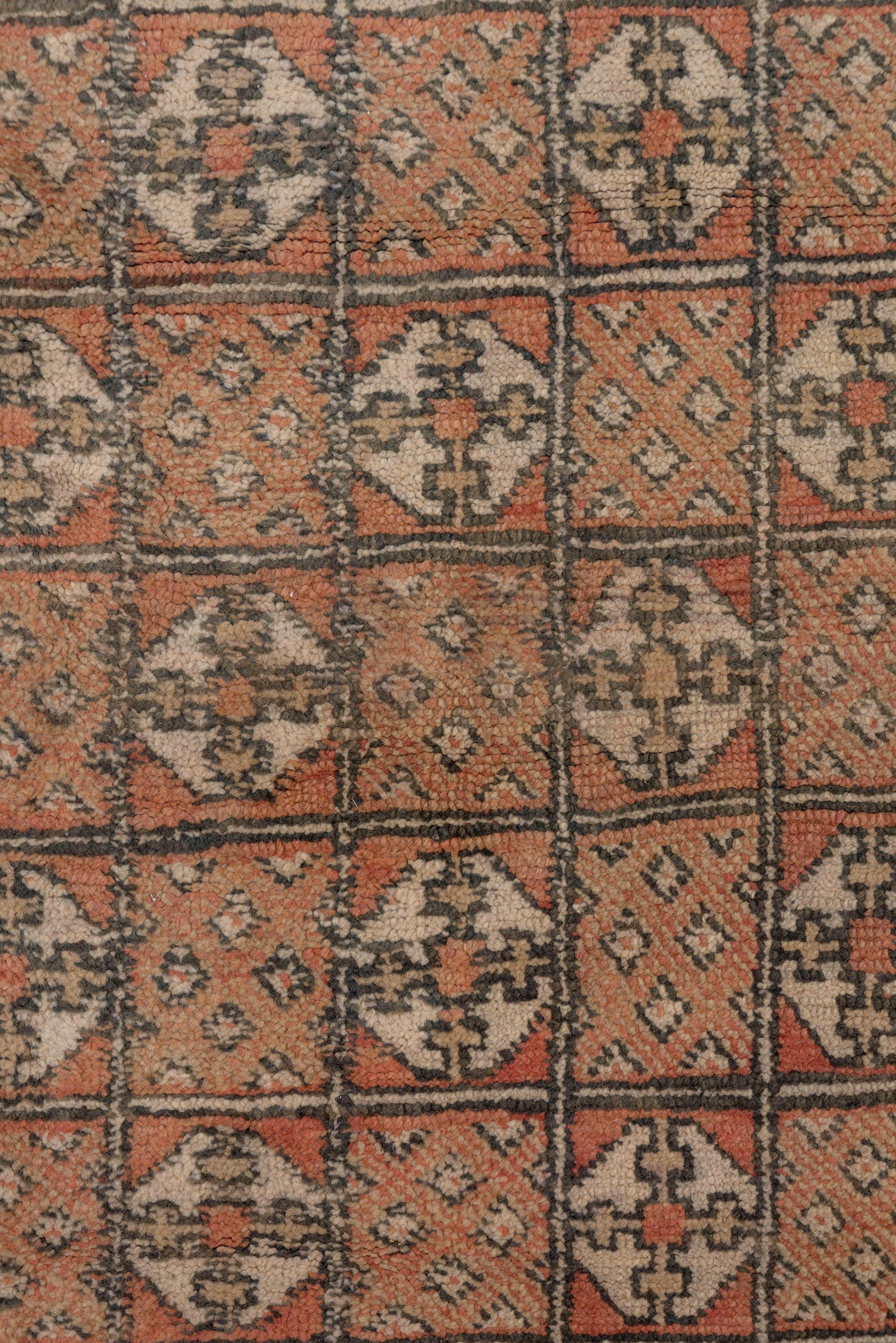 20th Century Diamond Patterns on Moroccan Village Rug For Sale