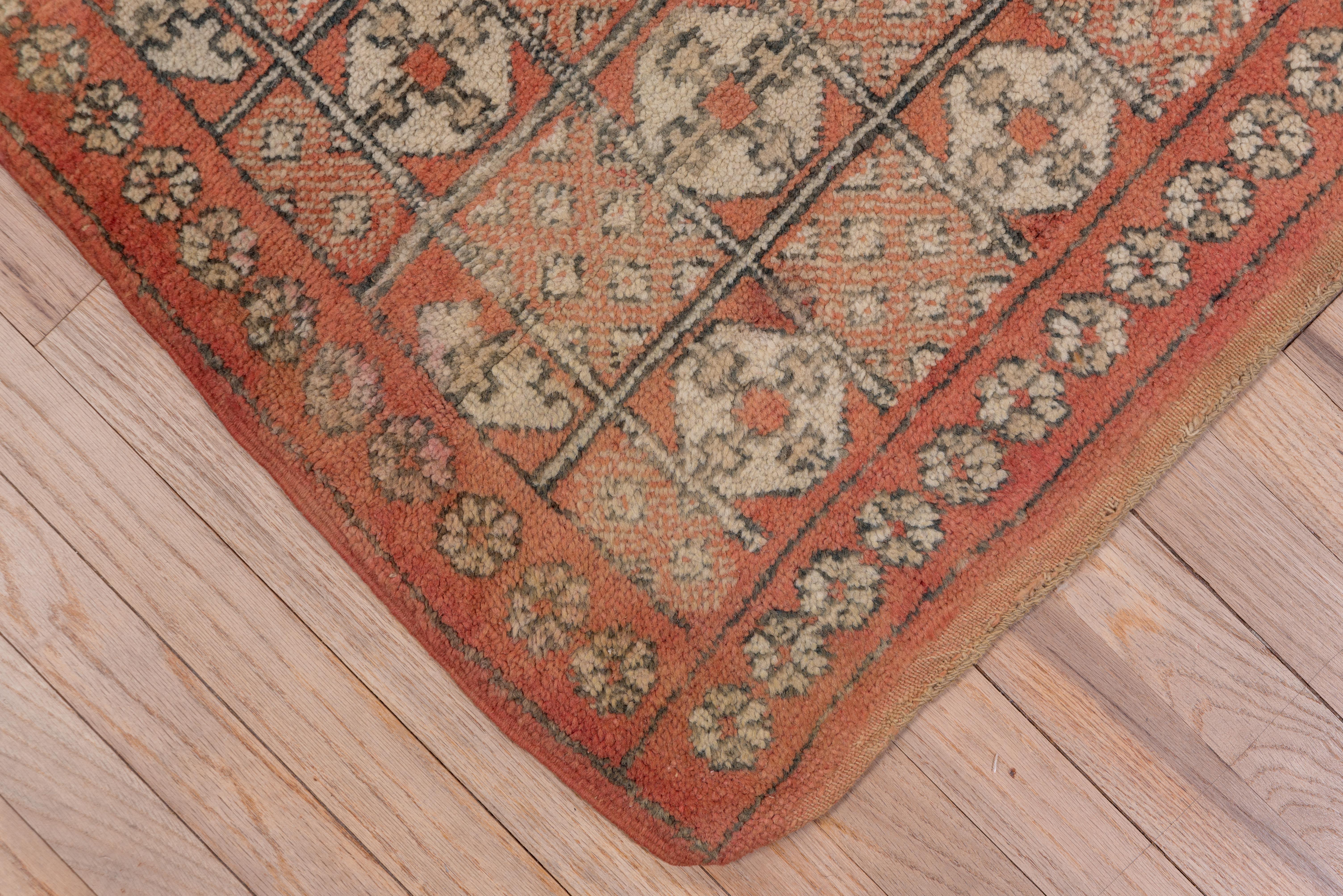 Diamond Patterns on Moroccan Village Rug For Sale 1