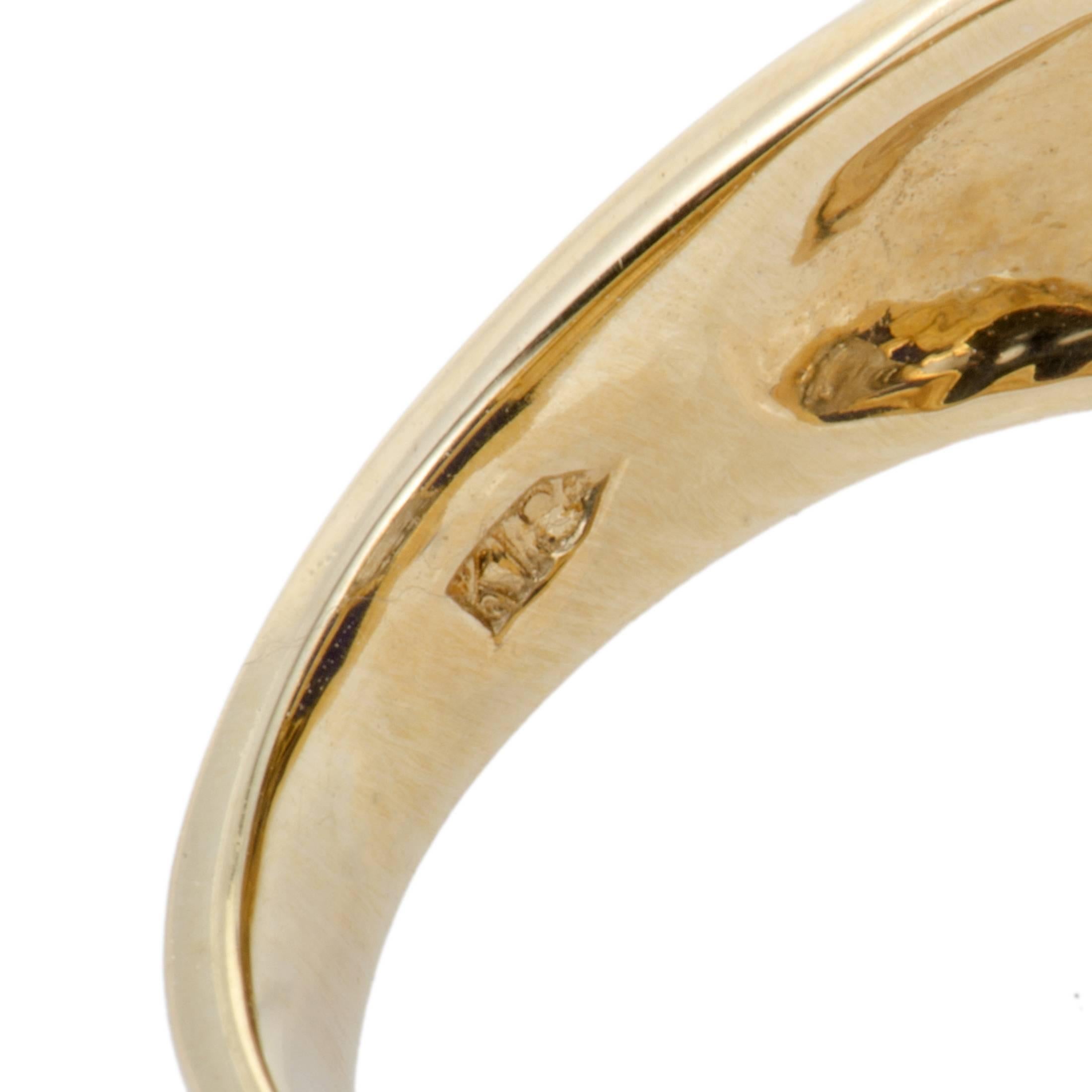 Women's or Men's Diamond Pave and Lapis Lazuli Gold Ring