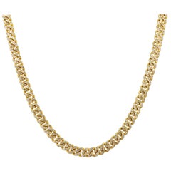 Diamond Pave Cuban Link Necklace
