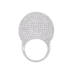 Diamond Pave Dome Cocktail Ring