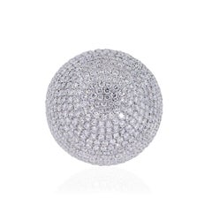 Diamond Pave Dome Cocktail Ring