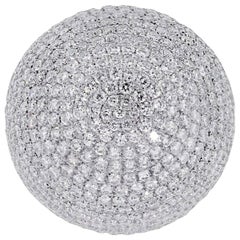 Anello Cocktail con cupola di diamanti