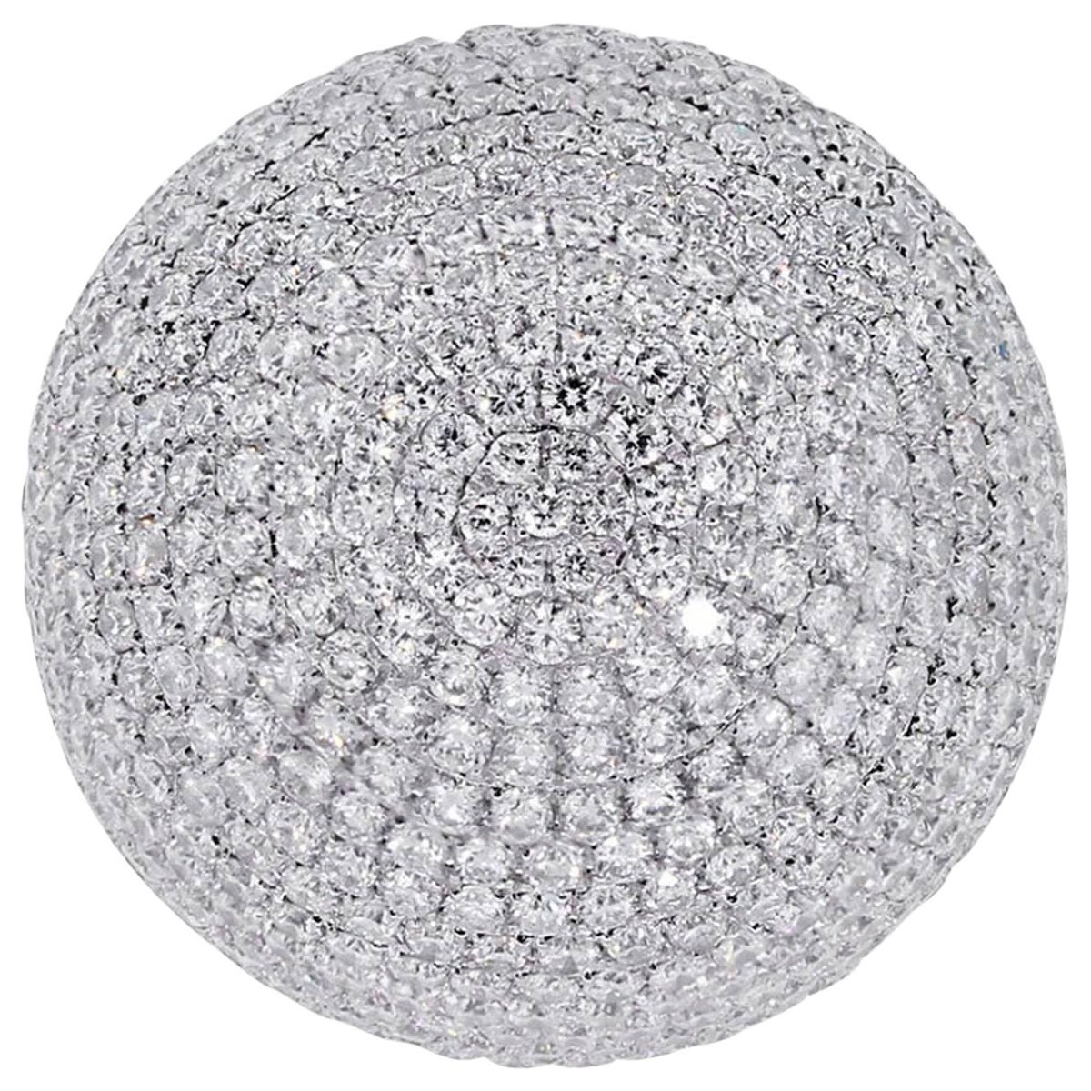 Anello Cocktail con cupola di diamanti