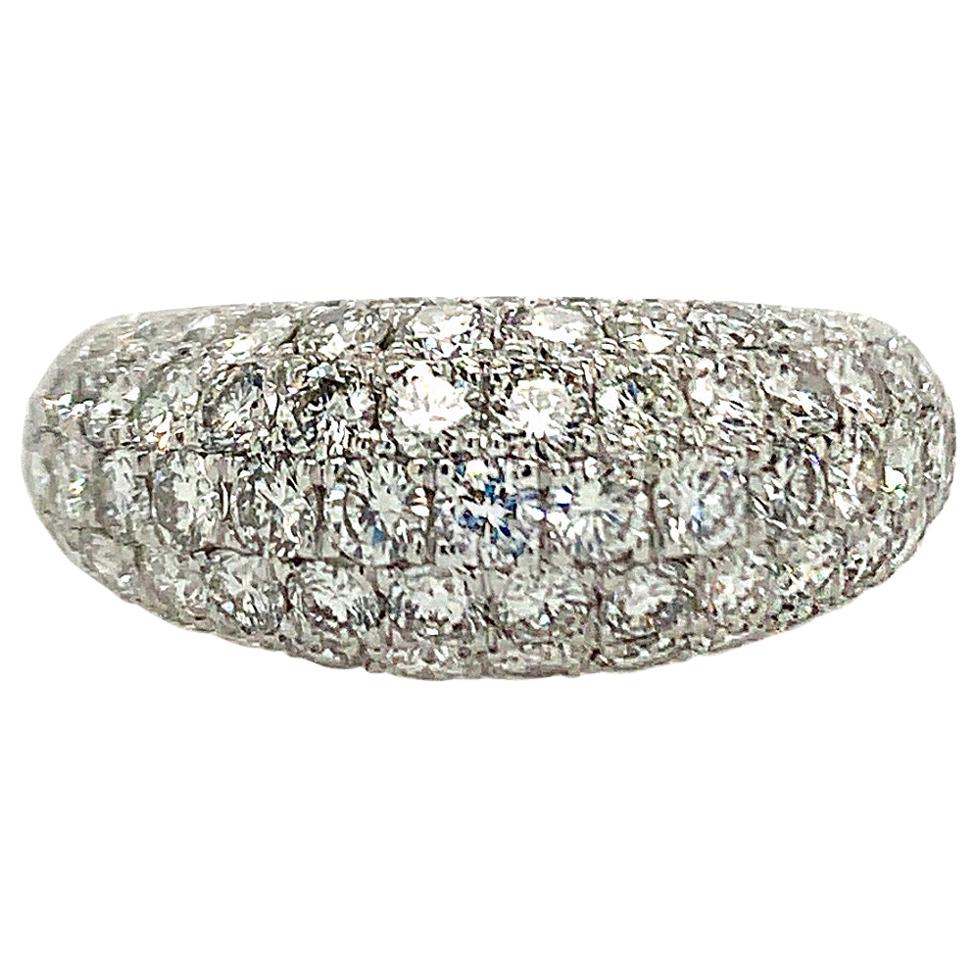 Diamond Pave Dome Ring For Sale