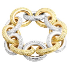 Diamant Pave Link Armband