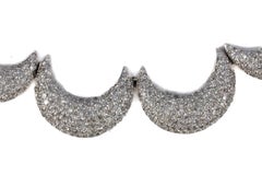 Diamond Pavé Scalloped Collar Necklace