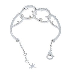 Bracciale in oro bianco con pavé di diamanti di Casato