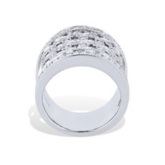 Diamond Pave White Gold Estate Ring