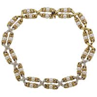 Handcraft Australian Pearls 18 Karat White Gold Diamonds Choker ...