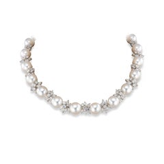 Diamond & Pearl Necklace