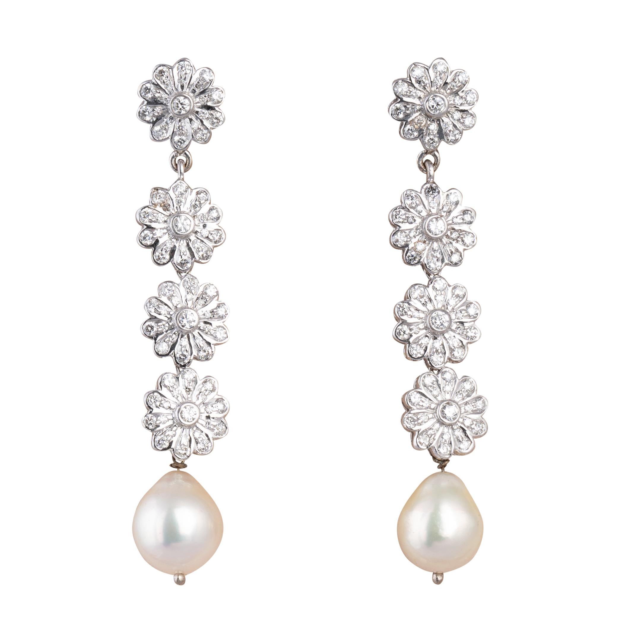 diamond pearl necklace set